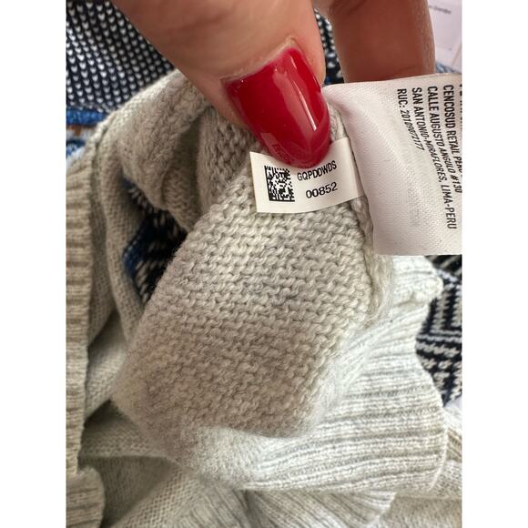 American Eagle Outfitters Sweater Mens Large Aztec Southwestern Pullover Grandpa - Picture 2 of 5